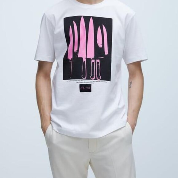 Zara MEN'S Andy Warhol Shirt - Picture 2 of 6